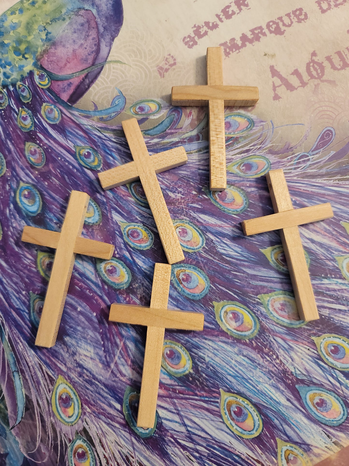 Extra small Maple wood Cross