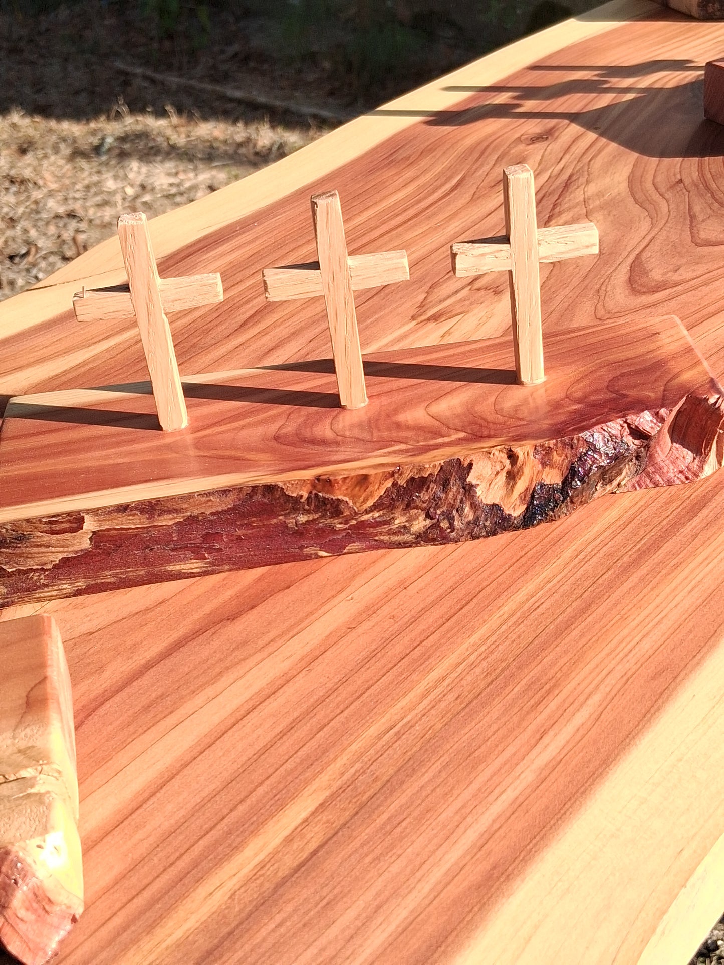 Mini Cedar Cross Calvary