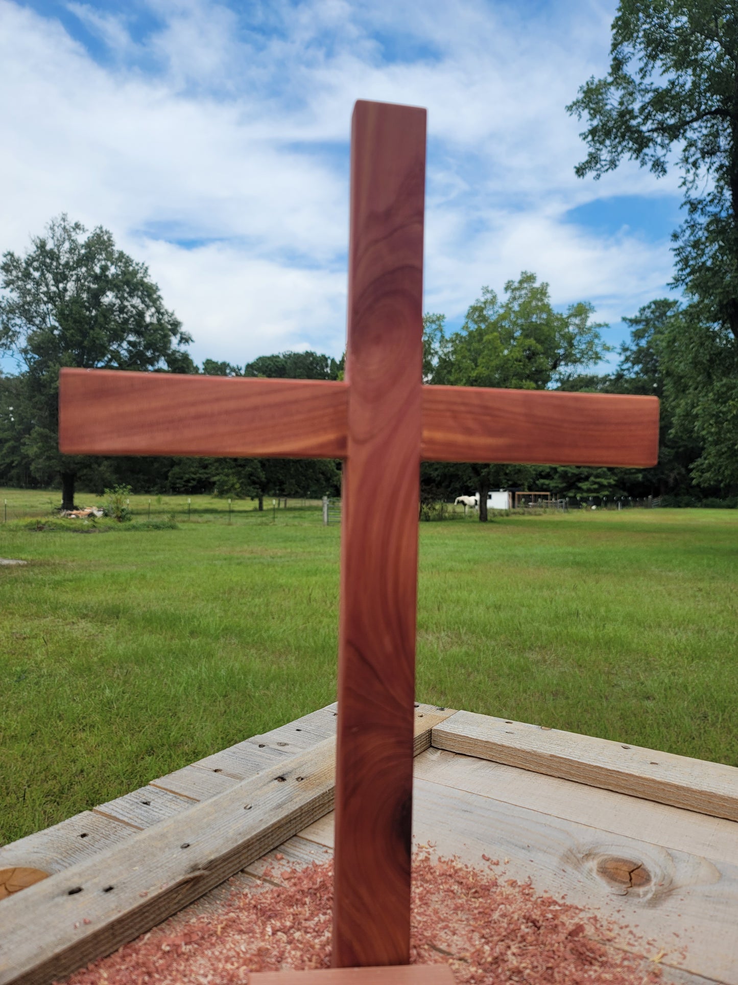 Large Cedar Cross 12 in x 18 in.