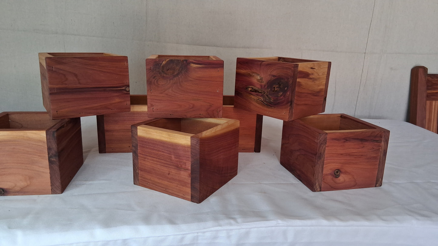 Cedar planter
