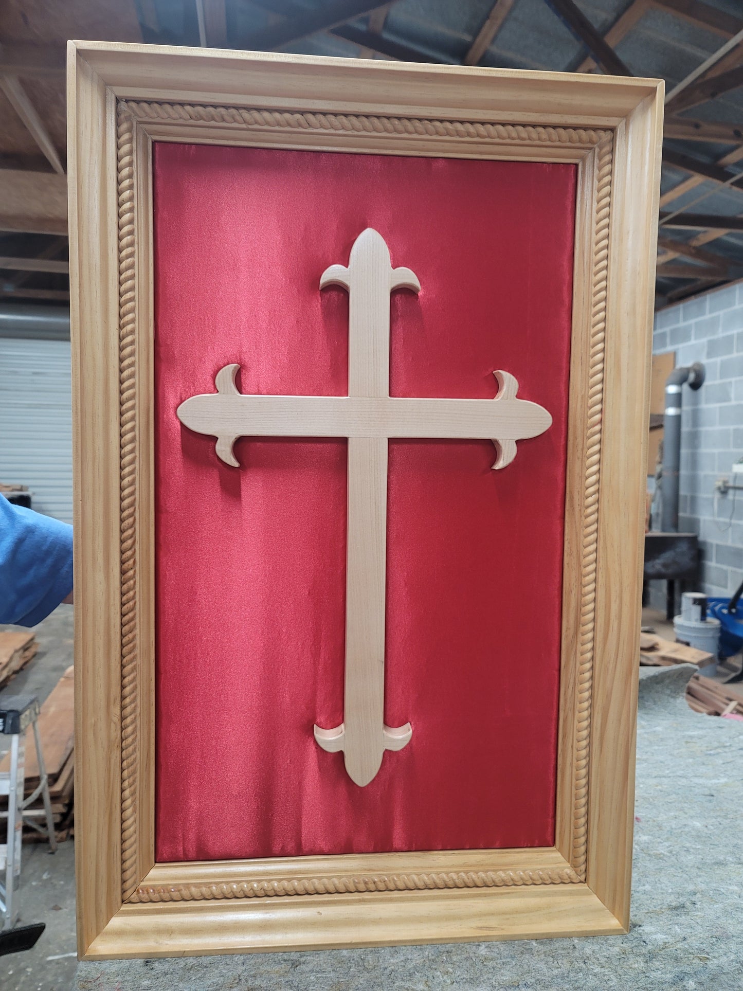 Framed Maple Cross