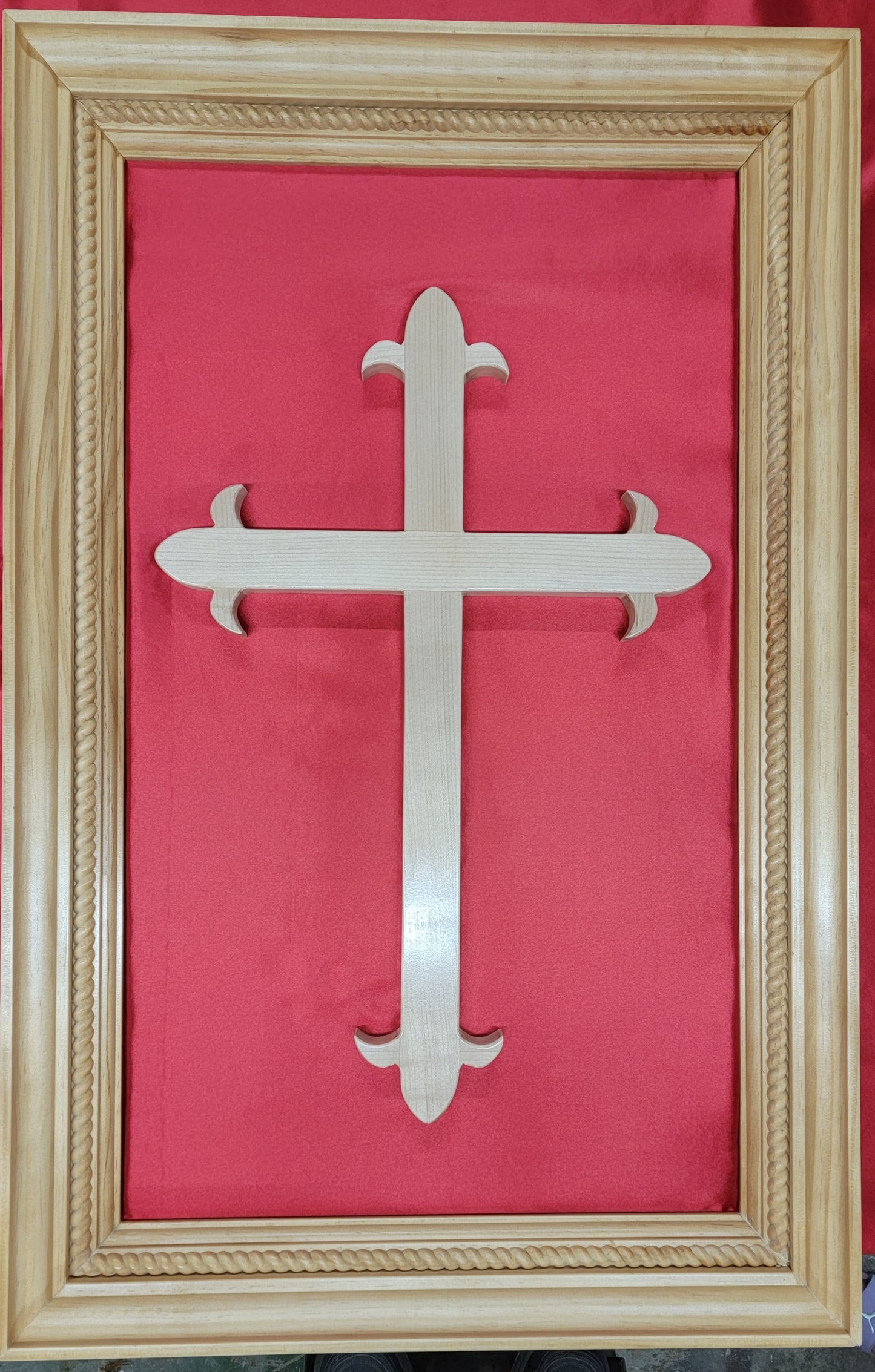 Framed Maple Cross