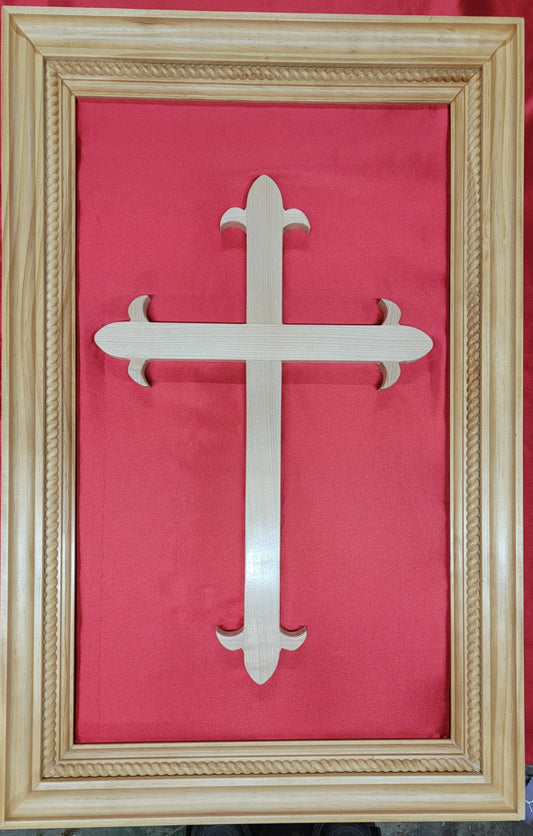 Framed Maple Cross