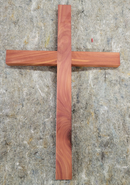 Large Cedar Cross 12 in x 18 in.