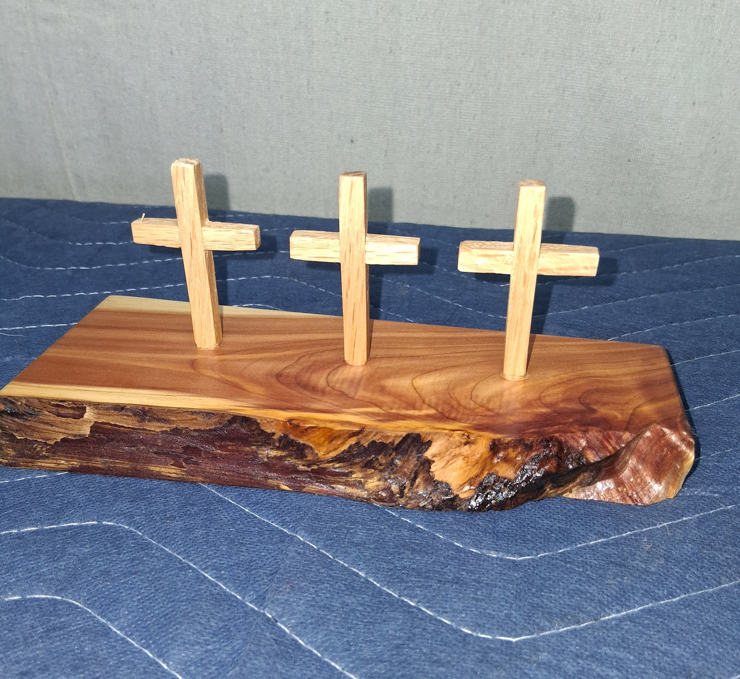 Mini Cedar Cross Calvary