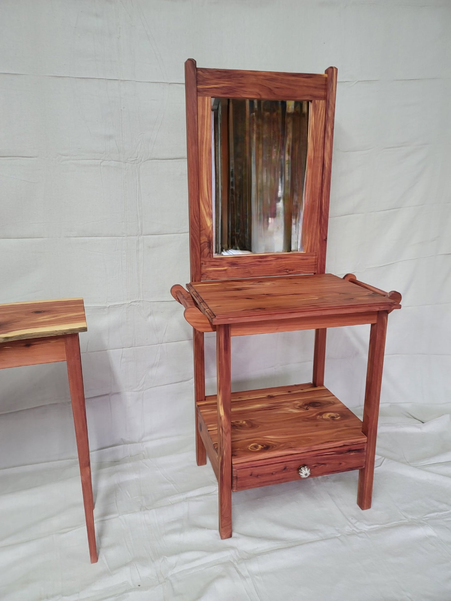 Cedar Wash Stand with mirror