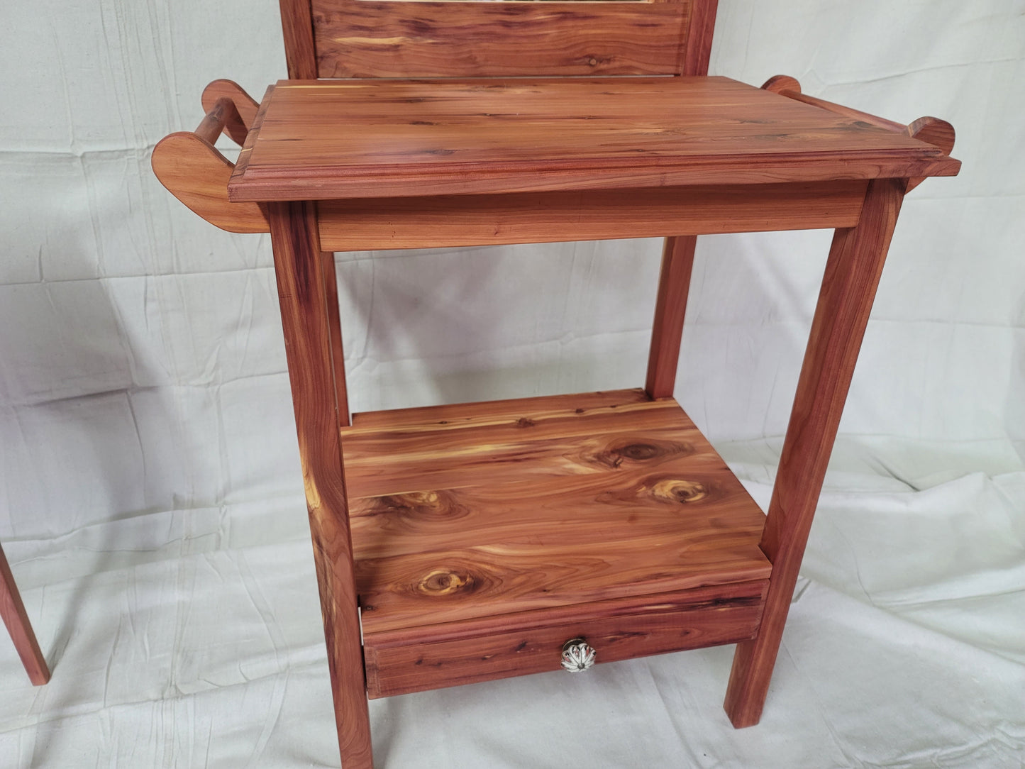Cedar Wash Stand with mirror