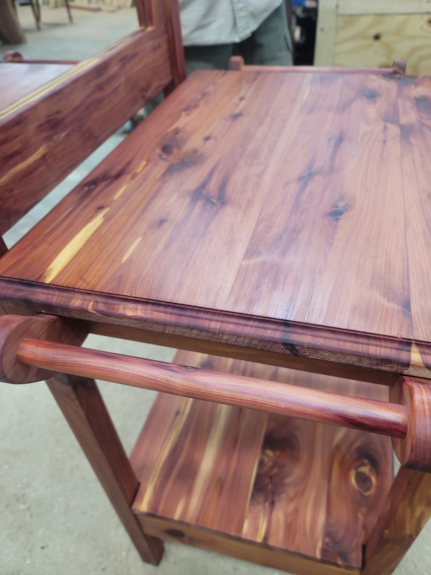 Cedar Wash Stand with mirror