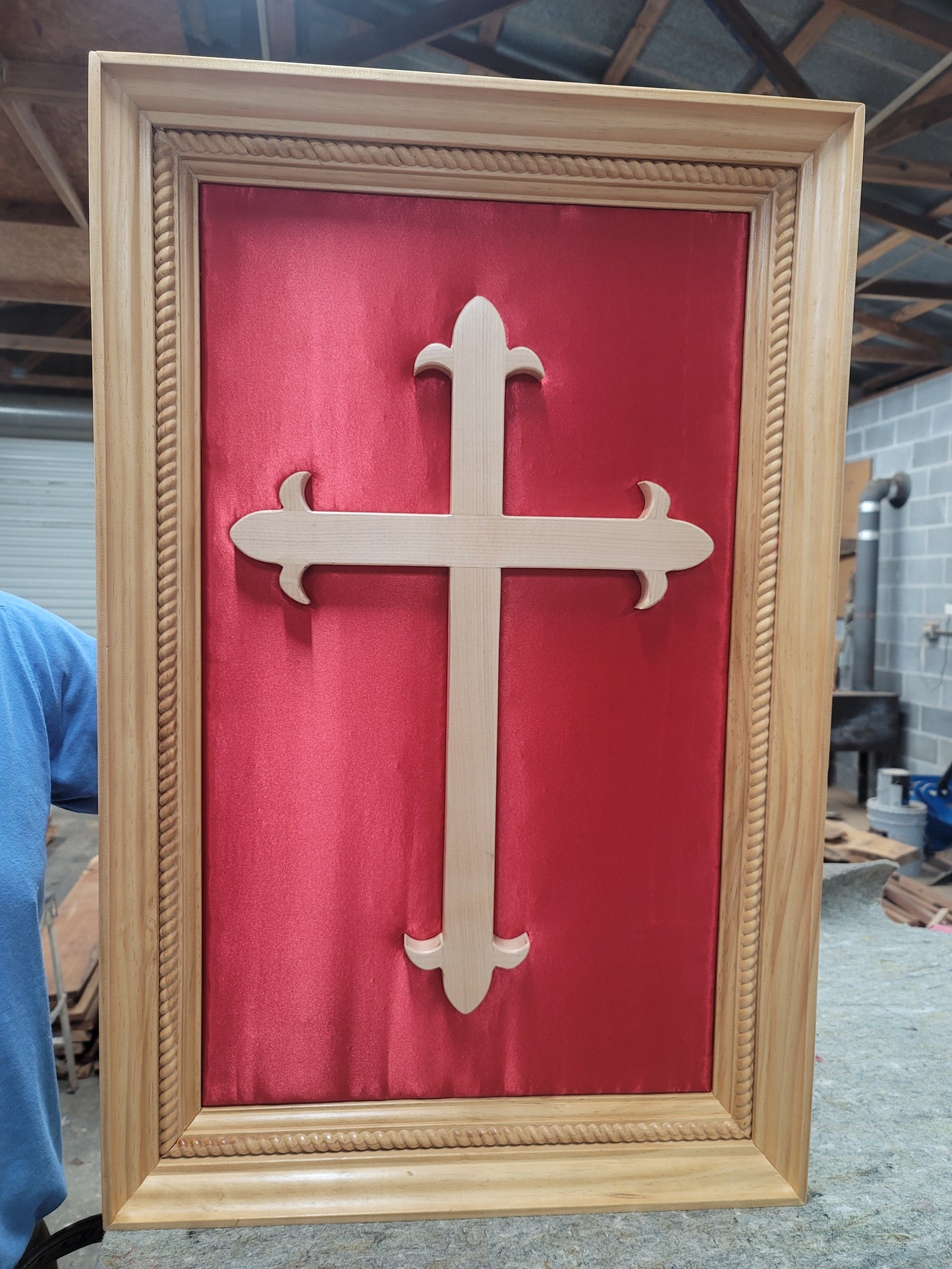 Framed Maple Cross