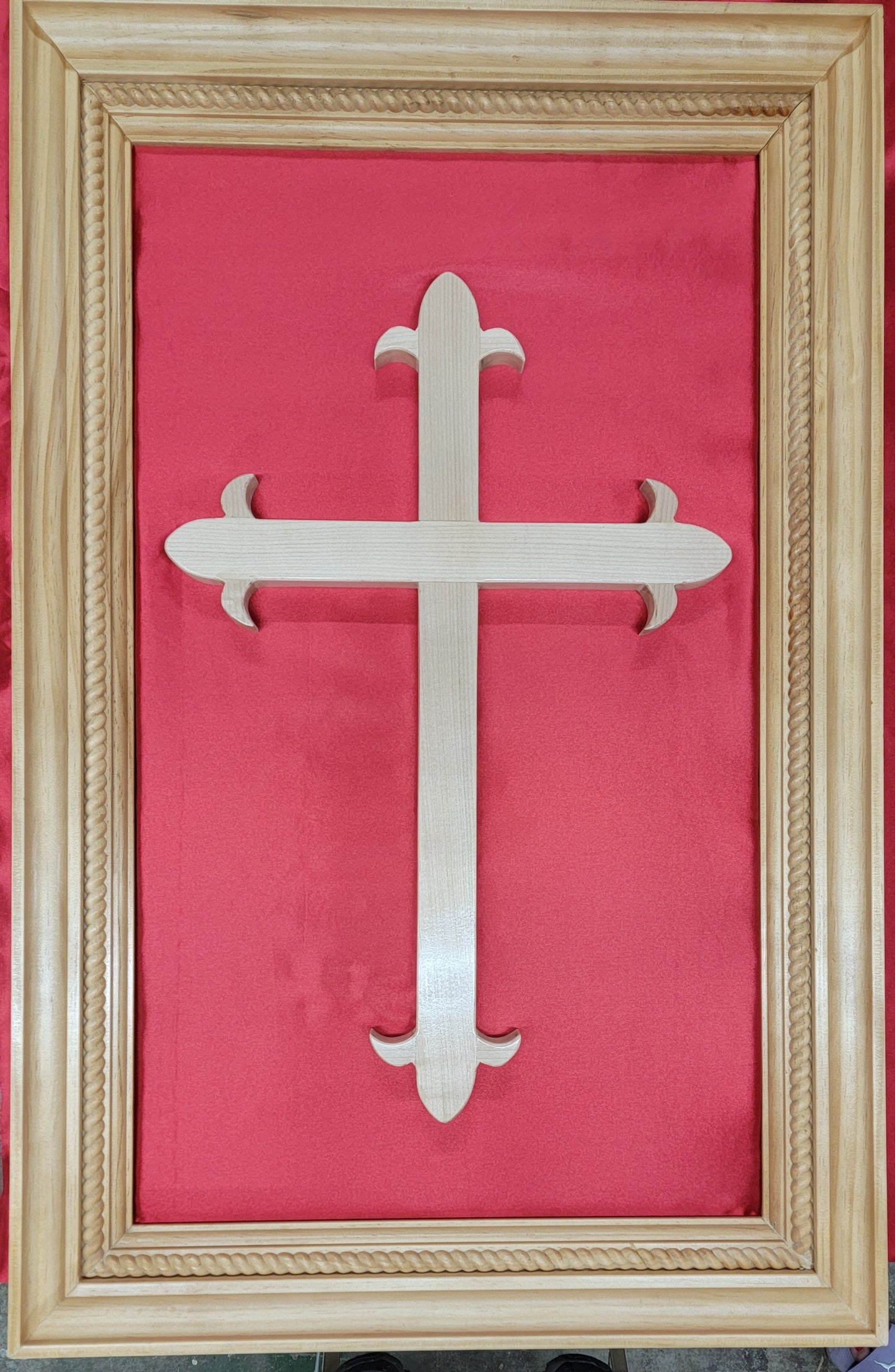Framed Maple Cross