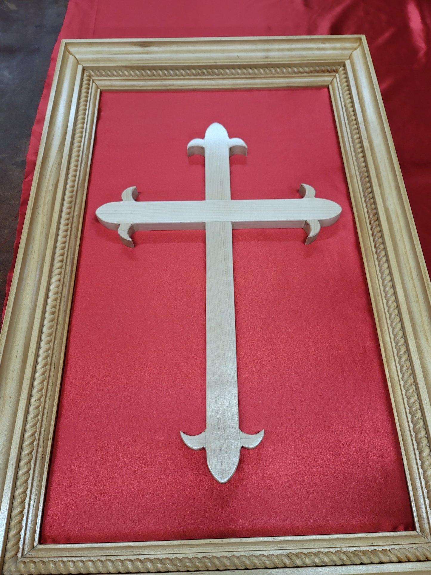Framed Maple Cross