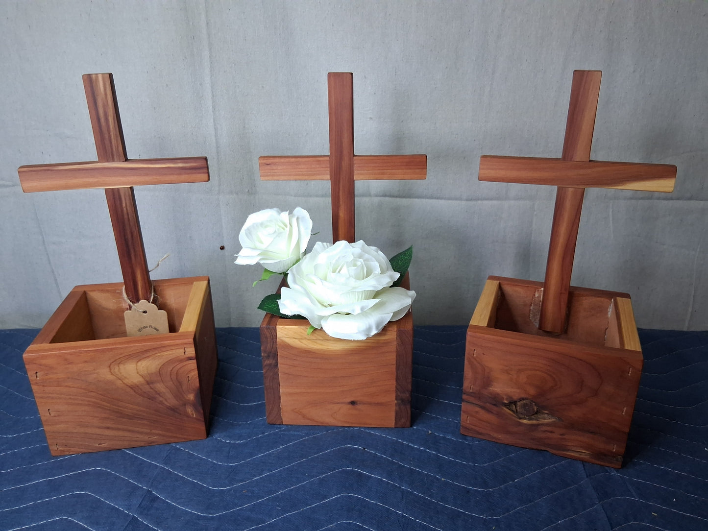 Cedar box with Cross
