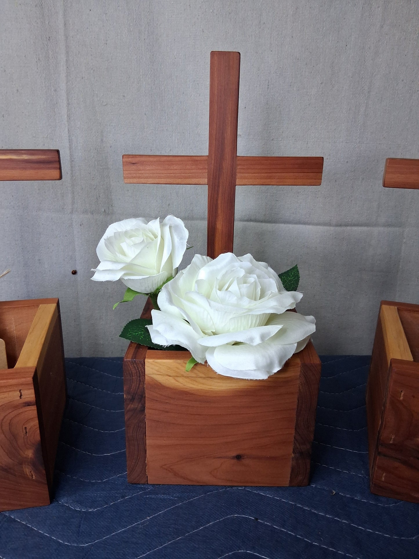 Cedar box with Cross